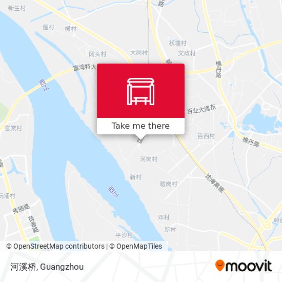 河溪桥 map