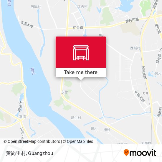 黄岗里村 map