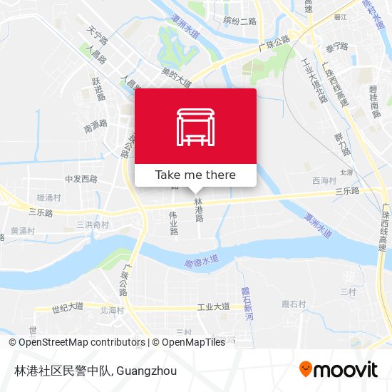 林港社区民警中队 map