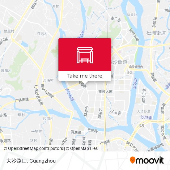 大沙路口 map