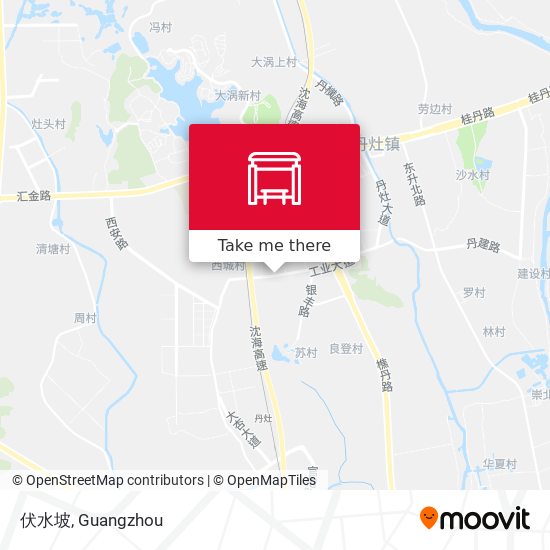 伏水坡 map