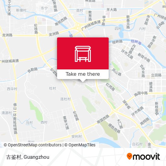 古鉴村 map