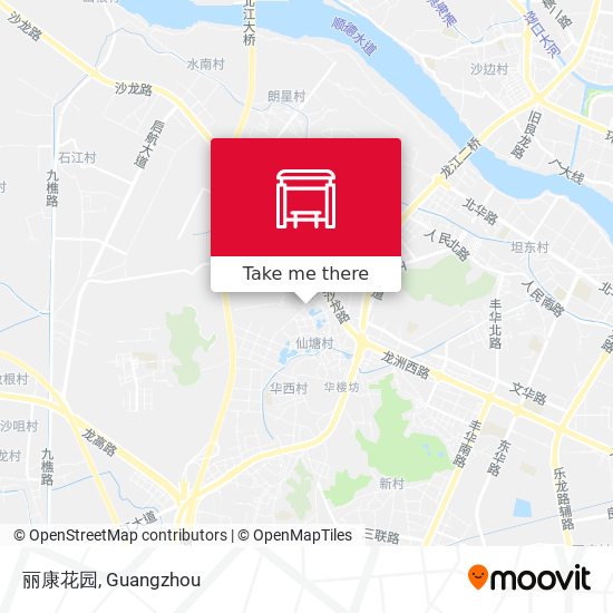 丽康花园 map