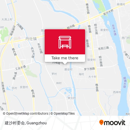 建沙村委会 map