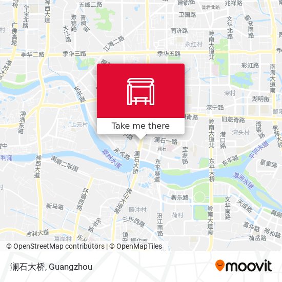 澜石大桥 map