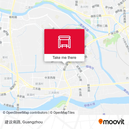 建设南路 map