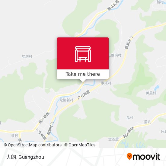 大朗 map