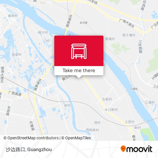 沙边路口 map