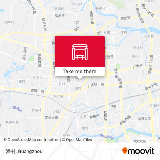 潘村 map