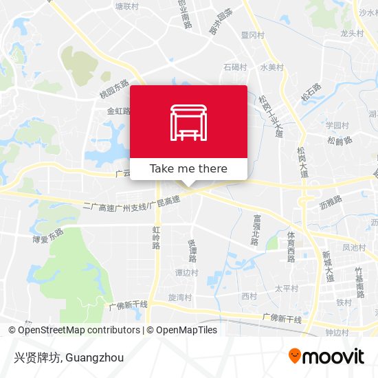 兴贤牌坊 map