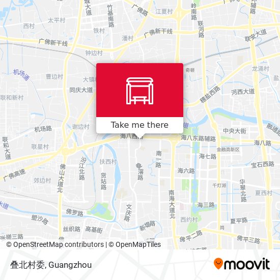 叠北村委 map