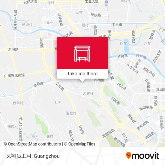 凤翔员工村 map