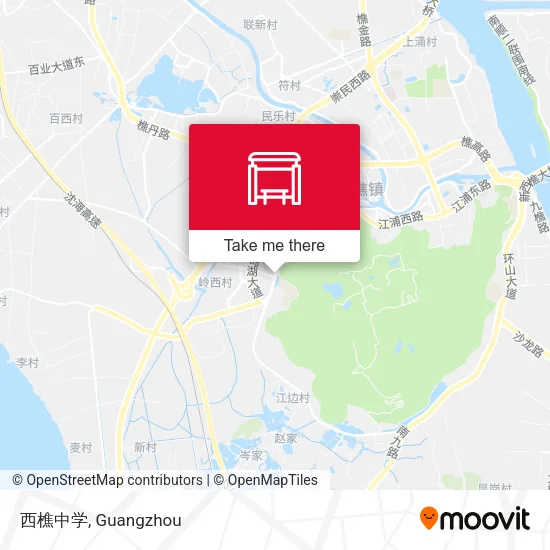 西樵中学 map
