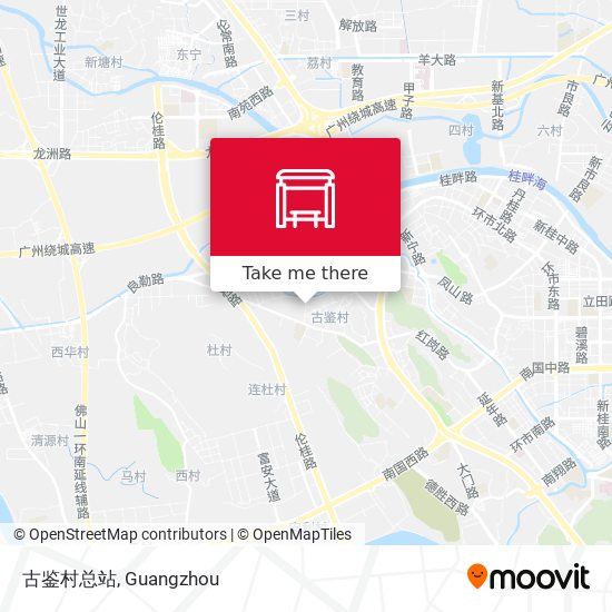 古鉴村总站 map