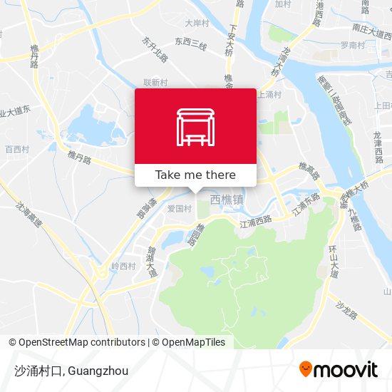 沙涌村口 map