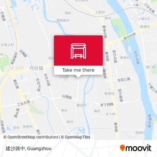 建沙路中 map