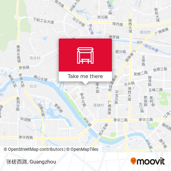 张槎西路 map