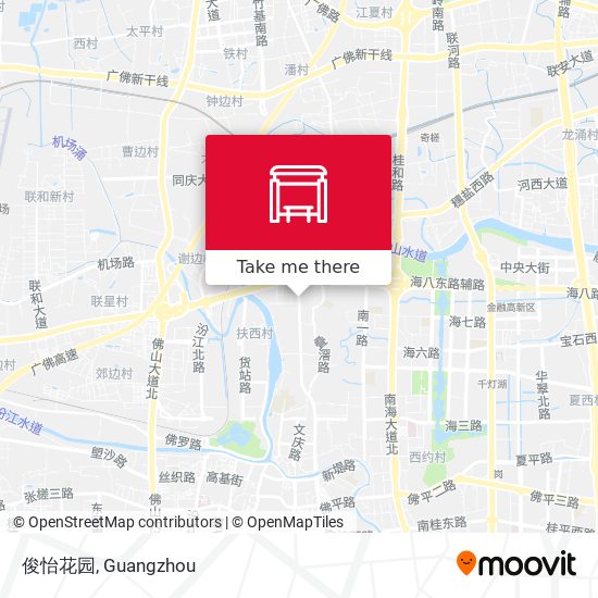 俊怡花园 map