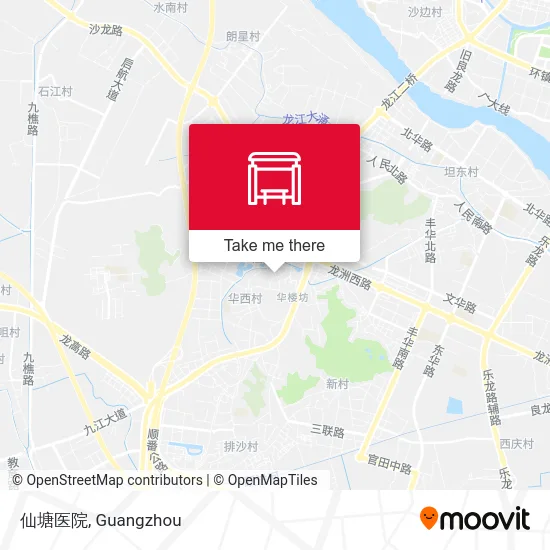 仙塘医院 map