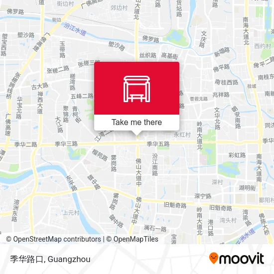 季华路口 map