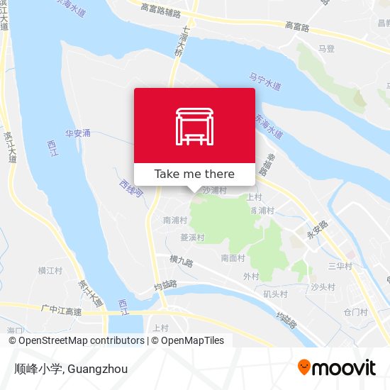 顺峰小学 map