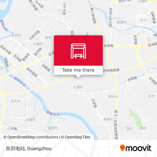 良田电站 map