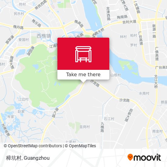 樟坑村 map