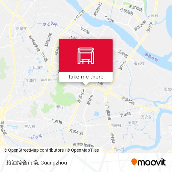 粮油综合市场 map