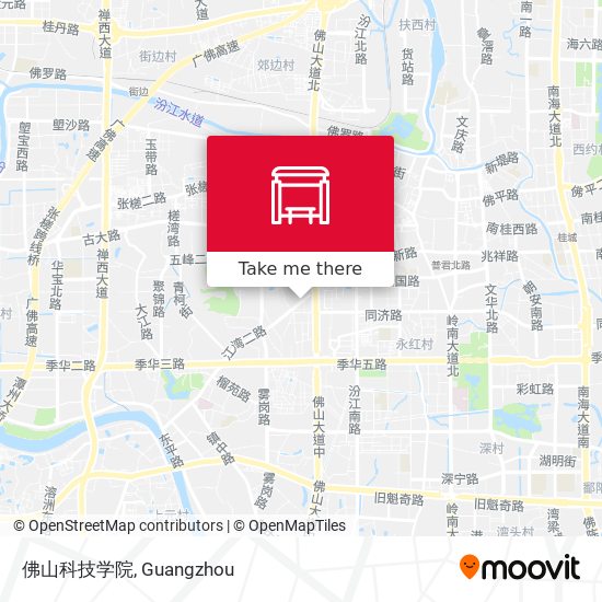 佛山科技学院 map