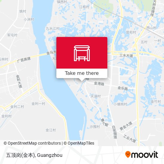 五顶岗(金本) map