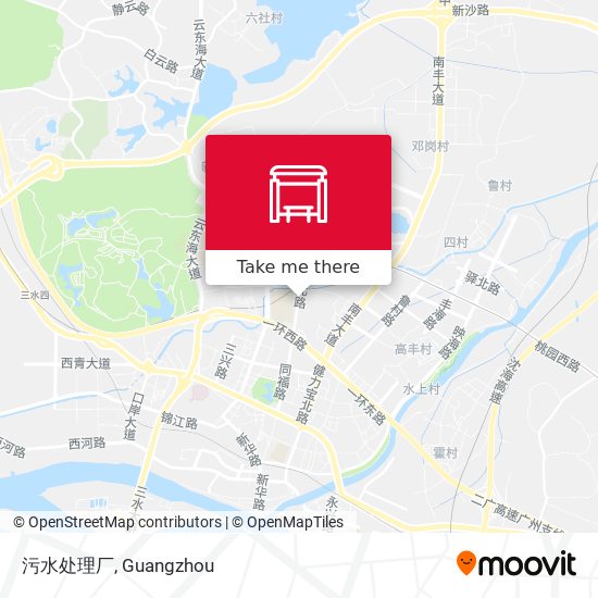 污水处理厂 map