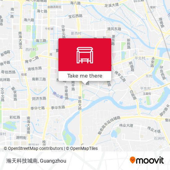 瀚天科技城南 map