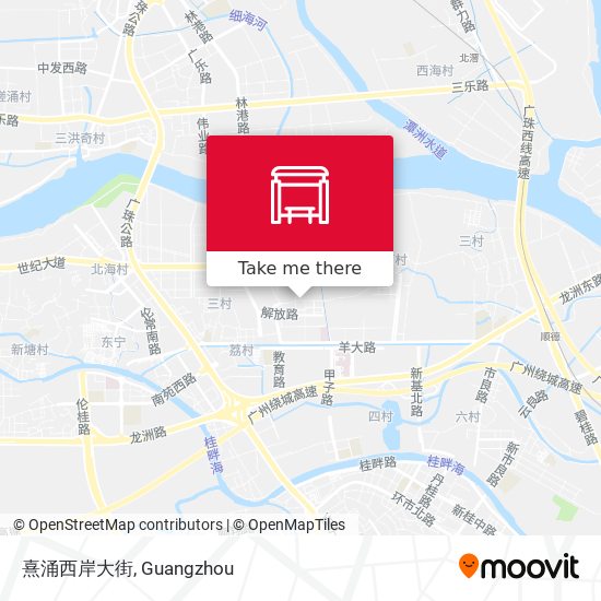 熹涌西岸大街 map