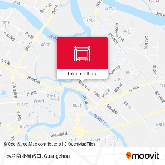 易发商业街路口 map