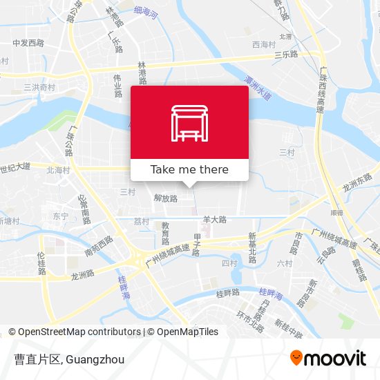 曹直片区 map