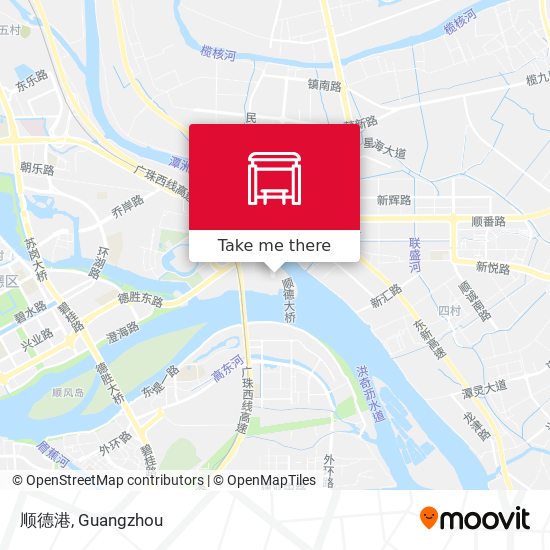 顺德港 map