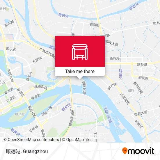 顺德港 map