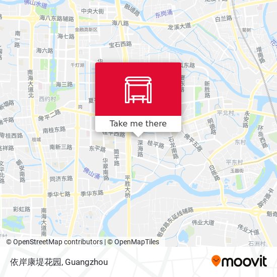 依岸康堤花园 map