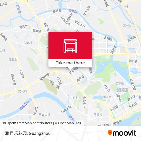 雅居乐花园 map