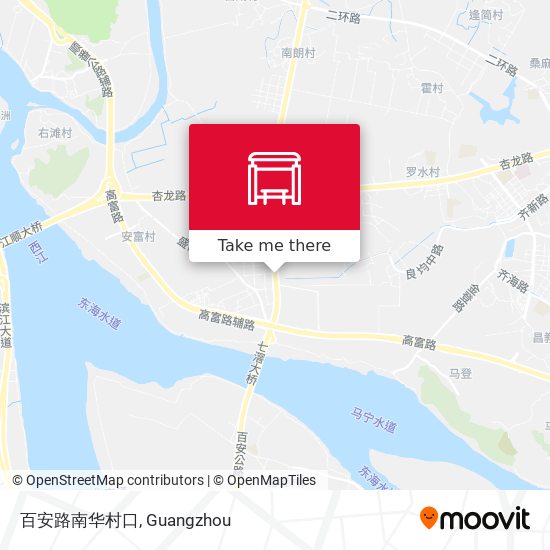 百安路南华村口 map