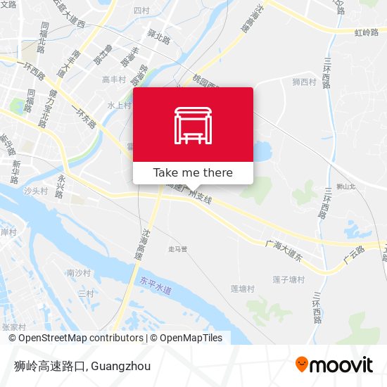 狮岭高速路口 map