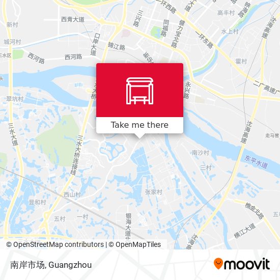 南岸市场 map