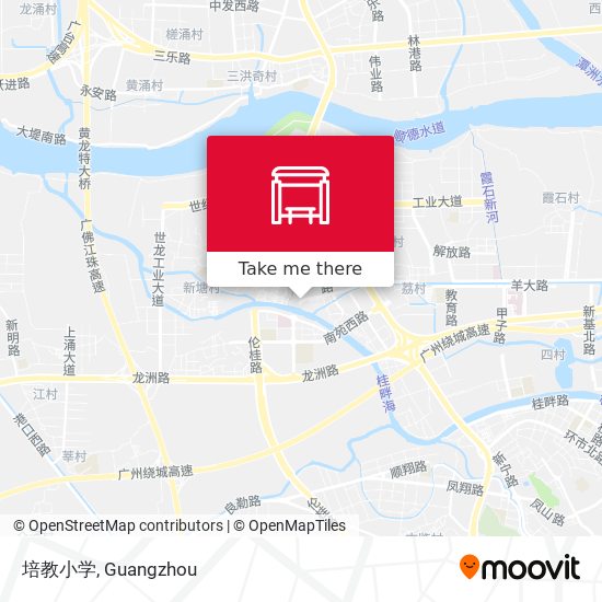 培教小学 map