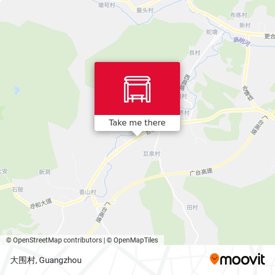大围村 map