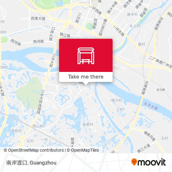 南岸渡口 map