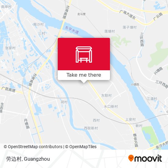 劳边村 map