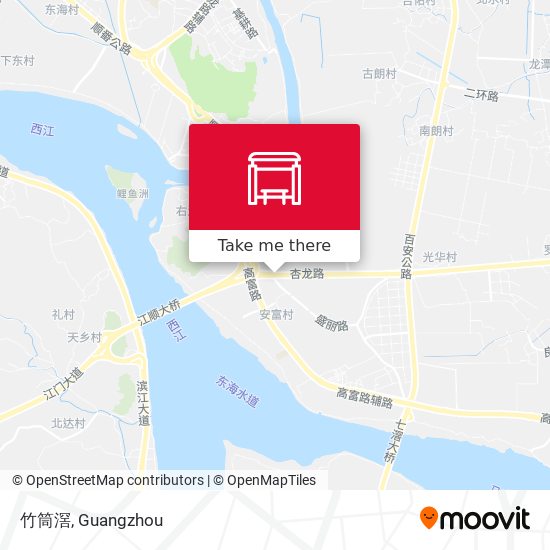 竹筒滘 map