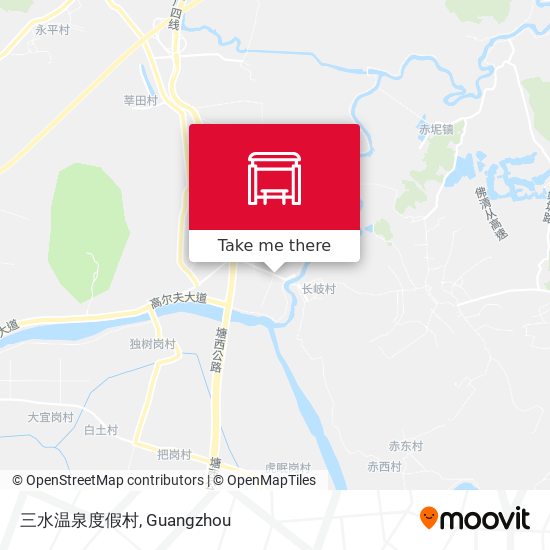 三水温泉度假村 map