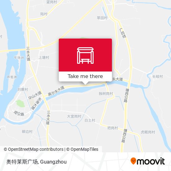 奥特莱斯广场 map