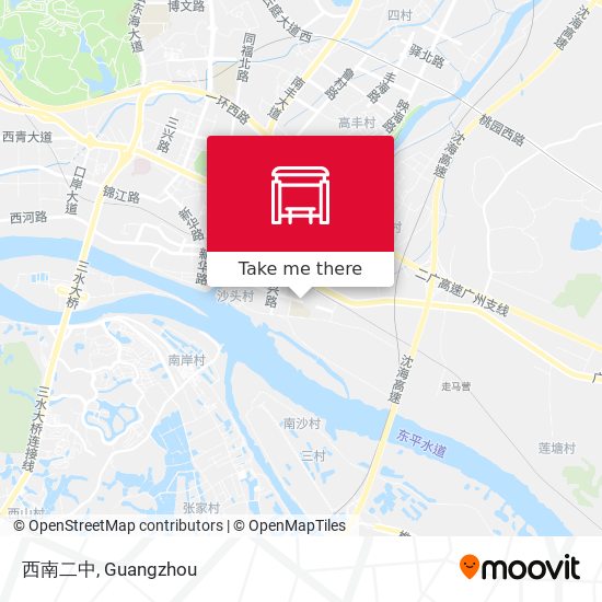 西南二中 map